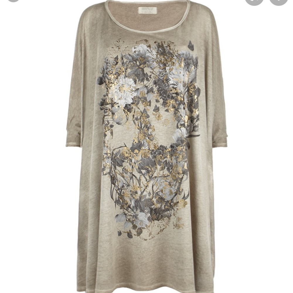 All Saints willow skull top